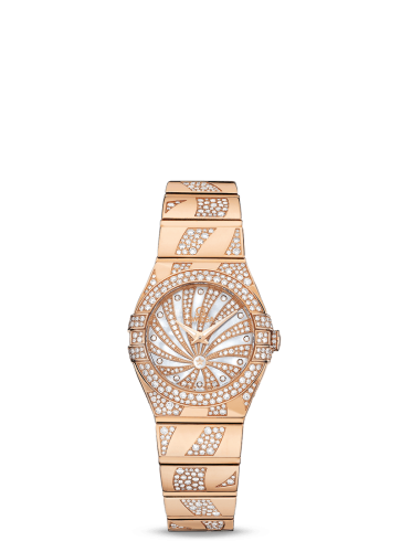 Omega Constellation Quartz 24 Polished Red Gold / Supernova / Snow
